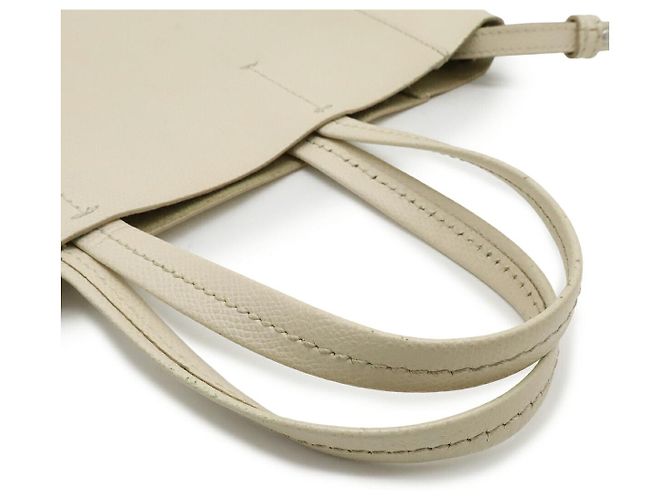 Céline Celine Vertikaler Cabas Small Tote Bag Weiß - Ansicht 4
