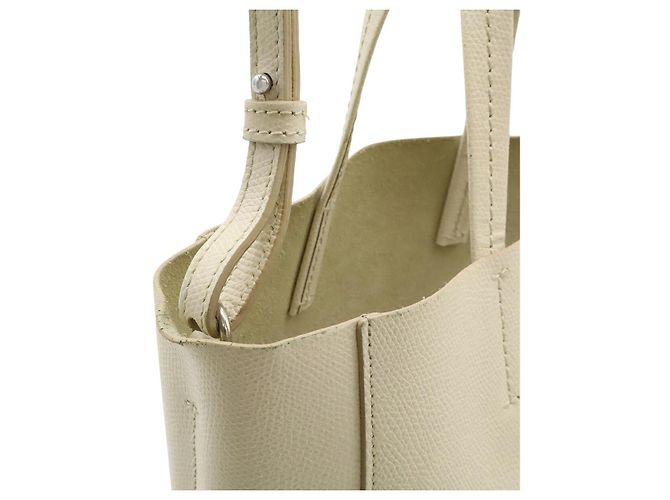 Céline Celine Vertikaler Cabas Small Tote Bag Weiß - Ansicht 5