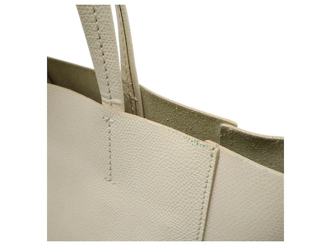 Céline Celine Vertikaler Cabas Small Tote Bag Weiß - Ansicht 8