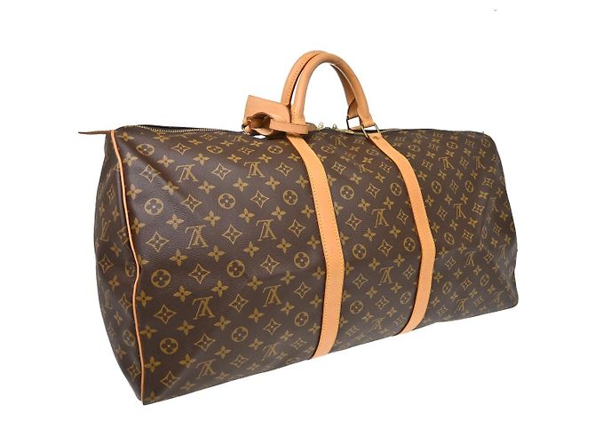 Louis Vuitton Keepall Monogram Canvas 60 Marrone - vista 2