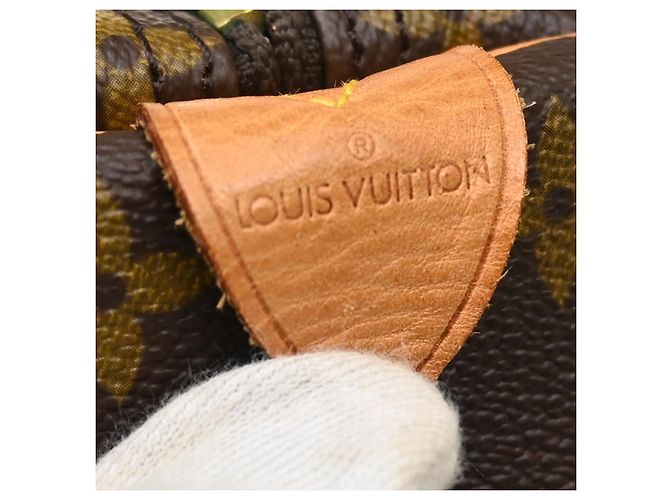 Louis Vuitton Keepall Monogram Canvas 60 Marrone - vista 4