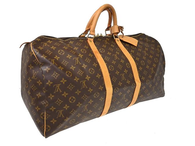 Louis Vuitton Keepall Monogram Canvas 55 Marrone - vista 2