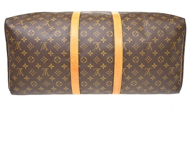 Louis Vuitton Keepall Monogram Canvas 55 Marrone - vista 7