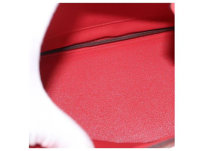 Hermès Hermes Birkin Red Togo con Palladium Hardware 30 - vista 5