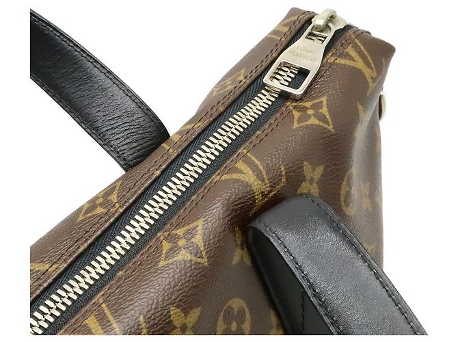 Borsa Tote 2way Louis Vuitton Kitan Monogram Marrone Nero - vista 7