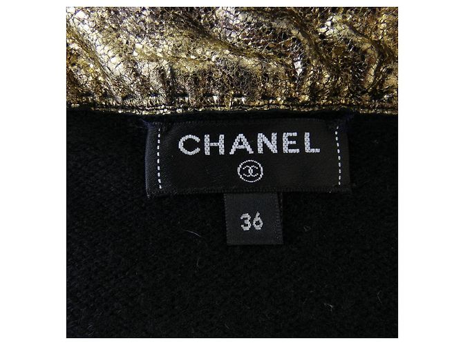 Timeless Cárdigan de cachemira Chanel Negro - vista 4
