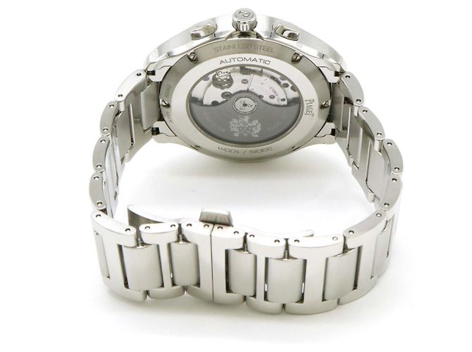 Piaget Polo Chronograph aus Edelstahl Weiß - Ansicht 7