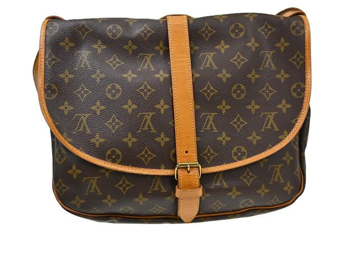 Louis Vuitton Saumur Handtasche Monogram Canvas 35 Braun - Ansicht 2
