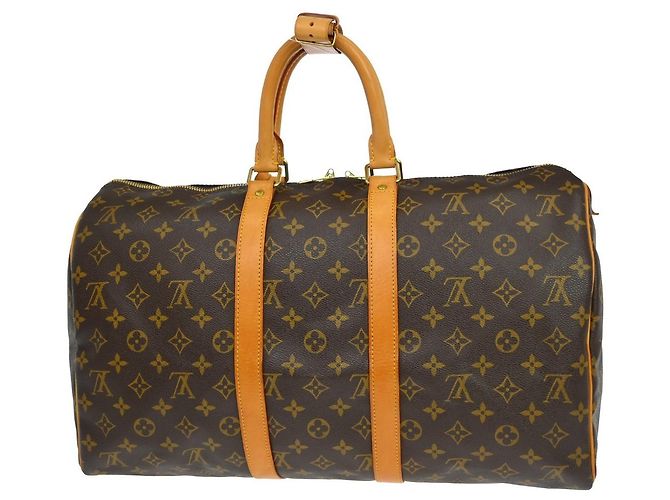 Louis Vuitton Keepall Monogram Canvas 45 Marrone - vista 2