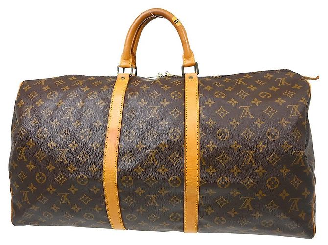 Louis Vuitton Keepall Monogram Canvas 55 Marrone - vista 2