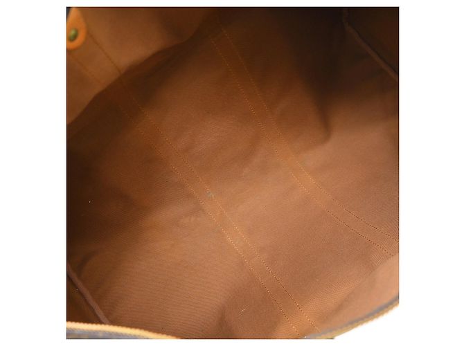 Louis Vuitton Keepall Monogram Canvas 55 Marrone - vista 3