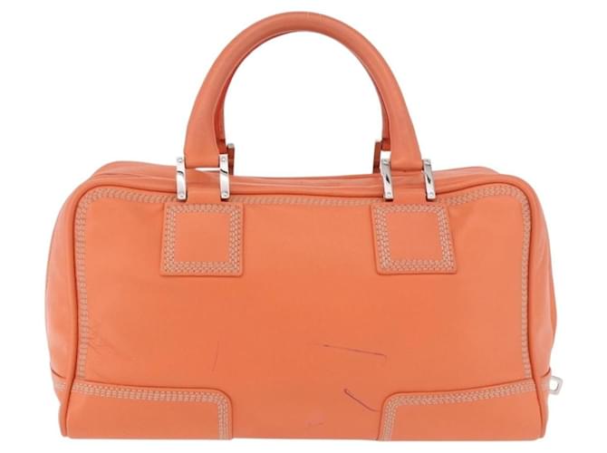 Loewe Anagram Leather Arancione - vista 2
