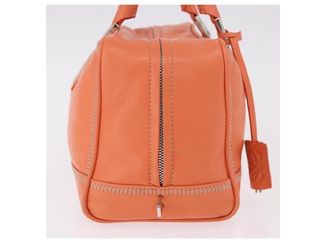 Loewe Anagram Leather Arancione - vista 4