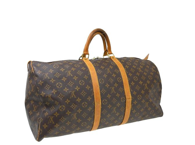 Louis Vuitton Keepall Monogram Canvas 55 Marrone - vista 2