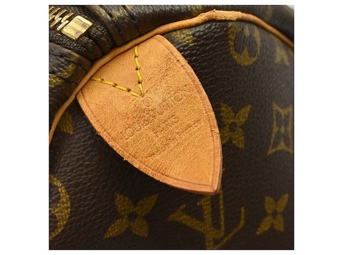 Borsa Keepall Louis Vuitton Monogram Canvas 50 Marrone - vista 4