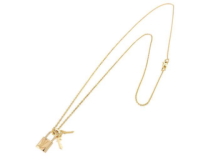 Collana con pendente Lockit in oro giallo 18K Louis Vuitton - vista 2