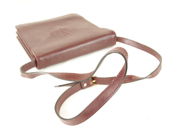 Borsa a tracolla Yves Saint Laurent rosso vino Bordò - vista 12