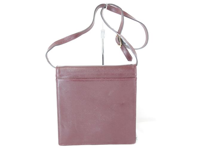 Borsa a tracolla Yves Saint Laurent rosso vino Bordò - vista 2