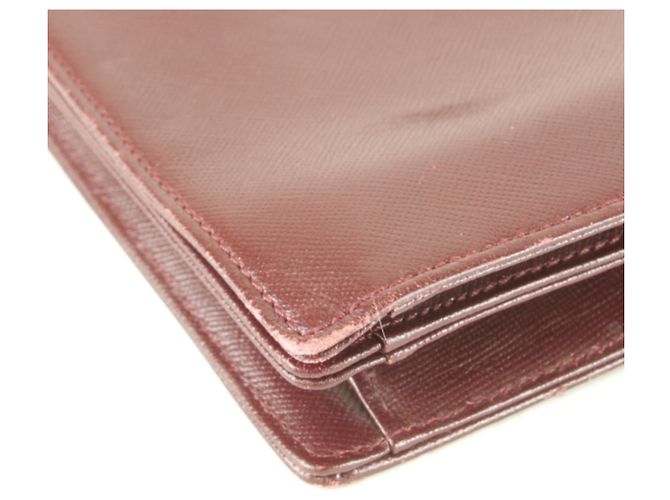 Borsa a tracolla Yves Saint Laurent rosso vino Bordò - vista 4