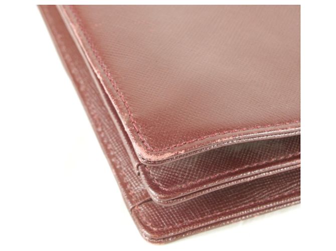 Borsa a tracolla Yves Saint Laurent rosso vino Bordò - vista 5