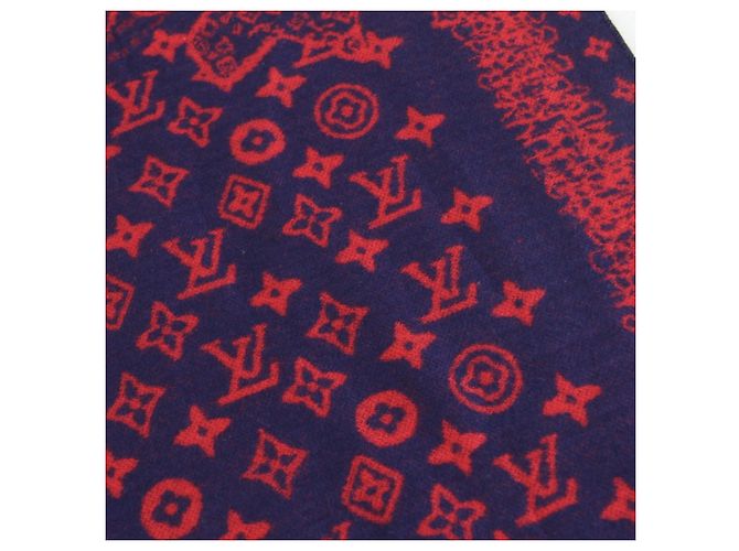 Stola Louis Vuitton blu navy - vista 3