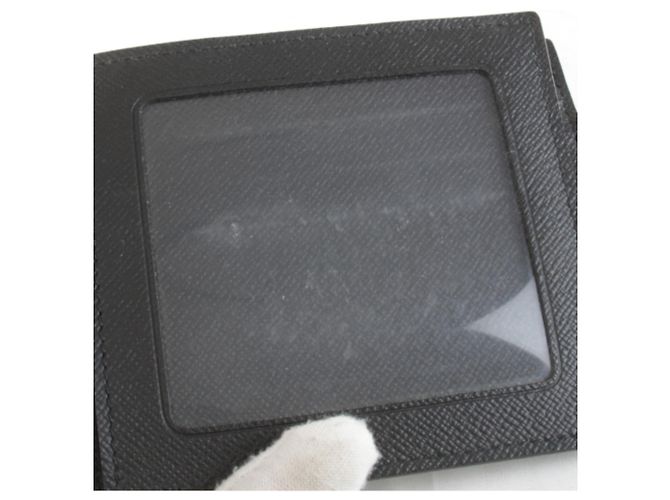 Louis Vuitton Taiga Black Bi-fold Wallet - view 12