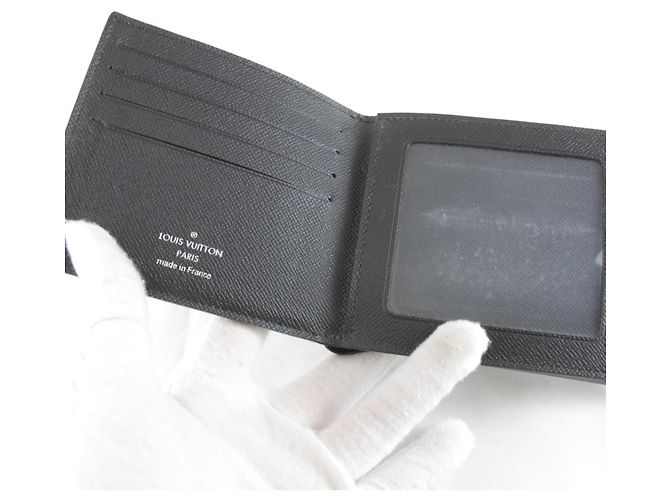 Louis Vuitton Taiga Black Bi-fold Wallet - view 6
