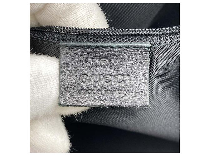 Borsa Tote Gucci in tela GG nera Nero - vista 7