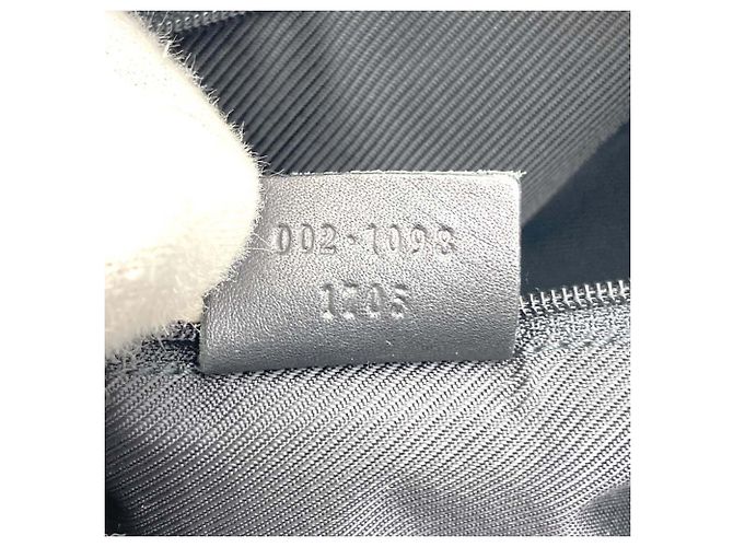 Borsa Tote Gucci in tela GG nera Nero - vista 8