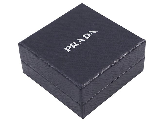 Saffiano Bracciale charm in pelle nera Prada Nero - vista 11