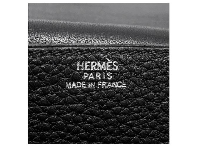 Hermès Borsa a tracolla Dogon Hermes in pelle Togo nera Nero - vista 15