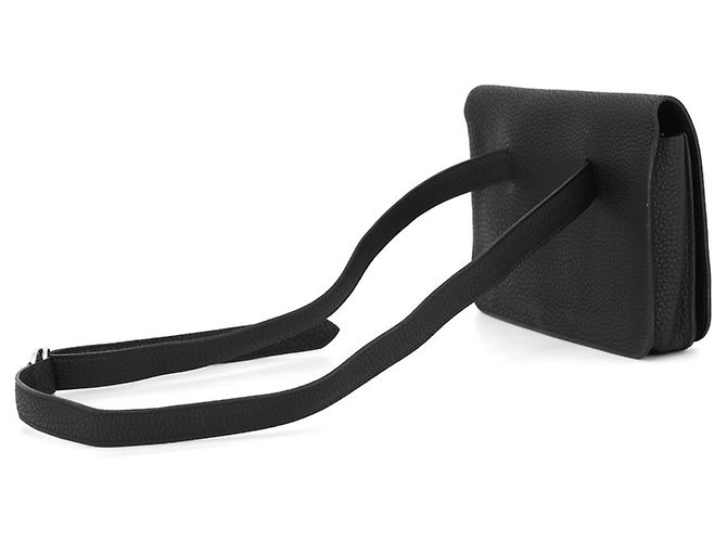 Hermès Borsa a tracolla Dogon Hermes in pelle Togo nera Nero - vista 2