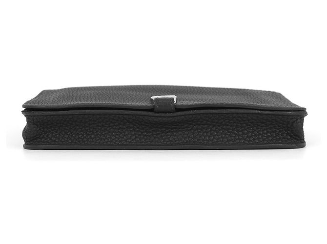 Hermès Borsa a tracolla Dogon Hermes in pelle Togo nera Nero - vista 4