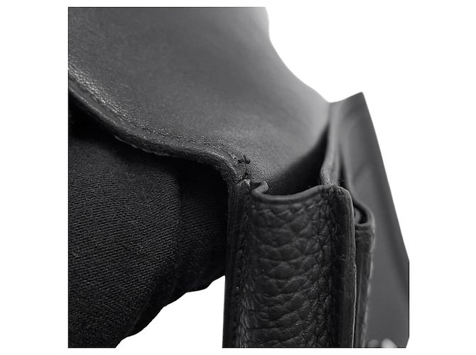 Hermès Borsa a tracolla Dogon Hermes in pelle Togo nera Nero - vista 9