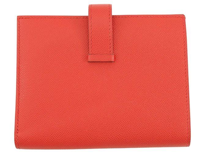 Hermès Hermes Bi-fold Wallet Bearn Compact Rouge Pivoine - Ansicht 3