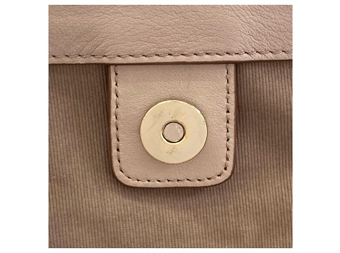 Borsa tote Bally Logo in pelle beige - vista 11