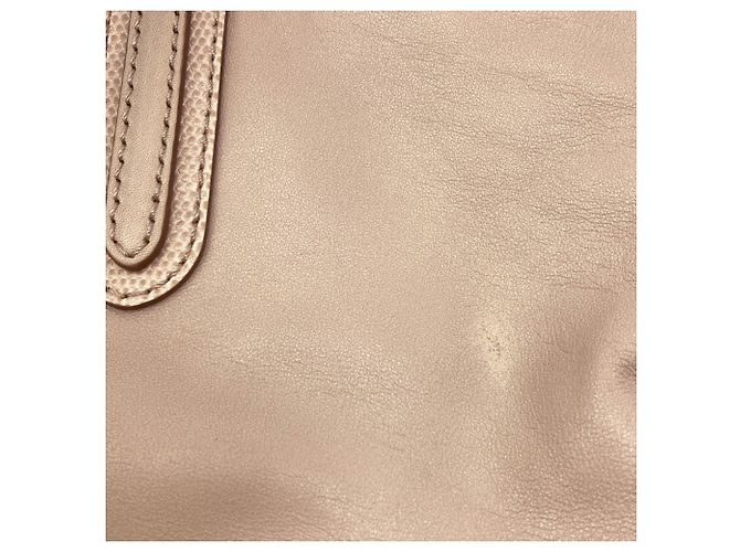 Borsa tote Bally Logo in pelle beige - vista 14