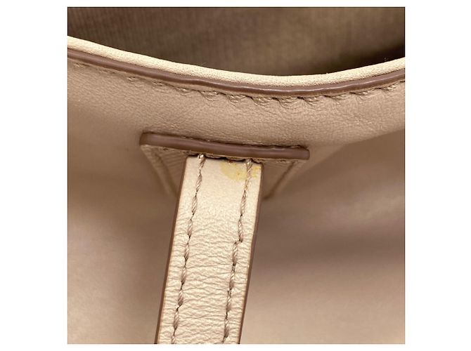 Borsa tote Bally Logo in pelle beige - vista 17