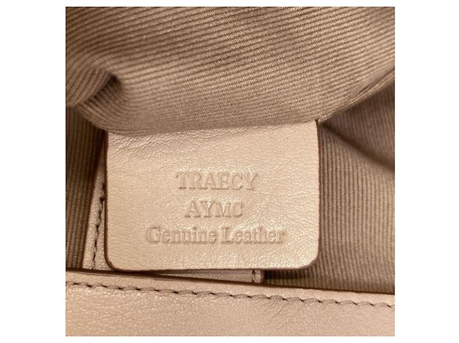 Borsa tote Bally Logo in pelle beige - vista 7