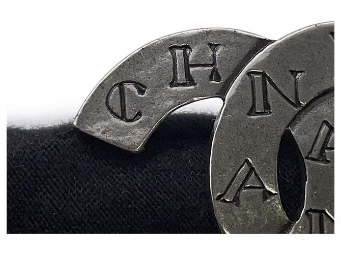 Spilla in metallo argento Chanel - vista 6