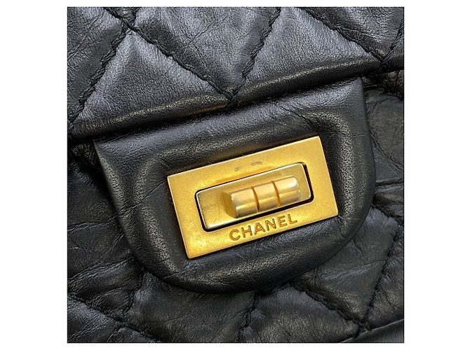 Borsa a Spalla con Catena Chanel Matelassé 2.55 Mini Nero - vista 10