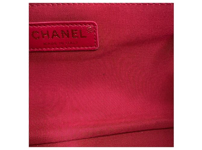 Borsa a tracolla Chanel in agnello nero - vista 12