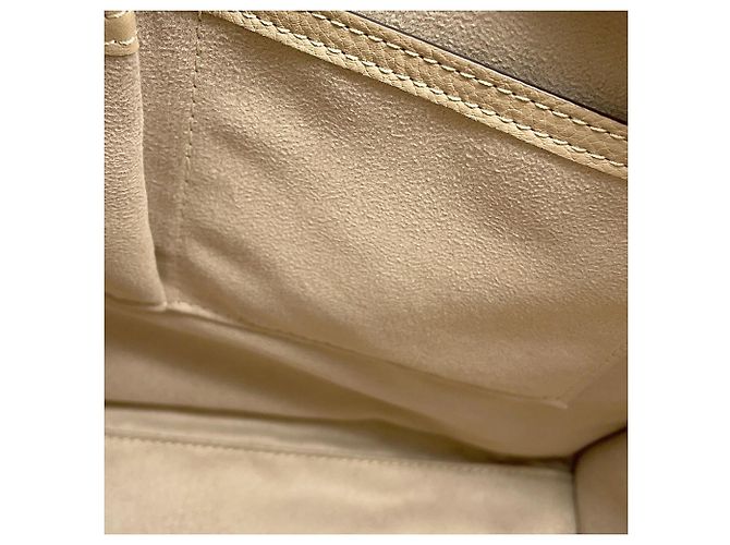 Céline Borsa Celine Luggage Shopper Mini Beige - vista 10