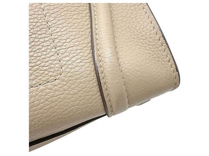 Céline Borsa Celine Luggage Shopper Mini Beige - vista 7