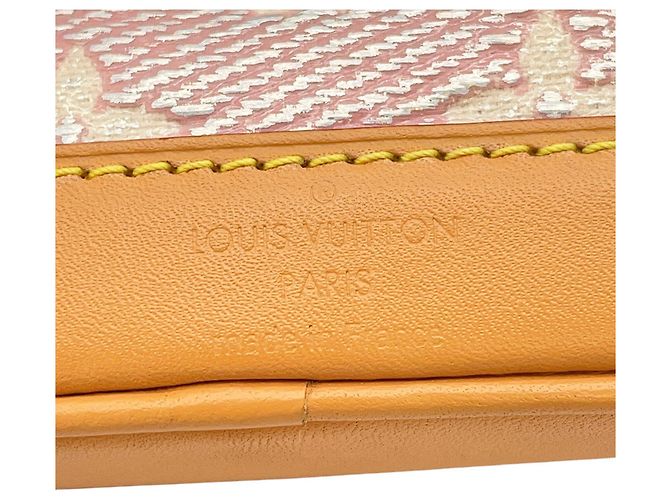 Noe Borsa a tracolla in jacquard laminato Monogram Louis Vuitton Rosa - vista 17