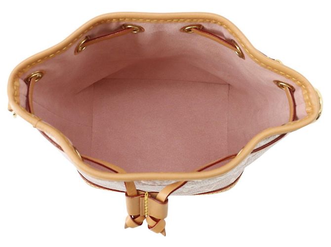 Noe Borsa a tracolla in jacquard laminato Monogram Louis Vuitton Rosa - vista 6
