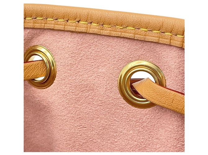 Noe Borsa a tracolla in jacquard laminato Monogram Louis Vuitton Rosa - vista 7