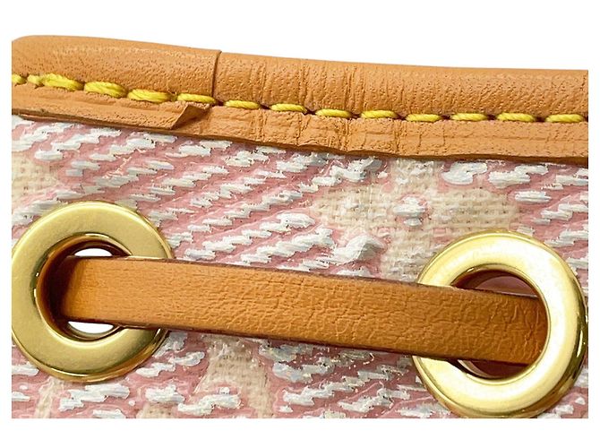 Noe Borsa a tracolla in jacquard laminato Monogram Louis Vuitton Rosa - vista 8