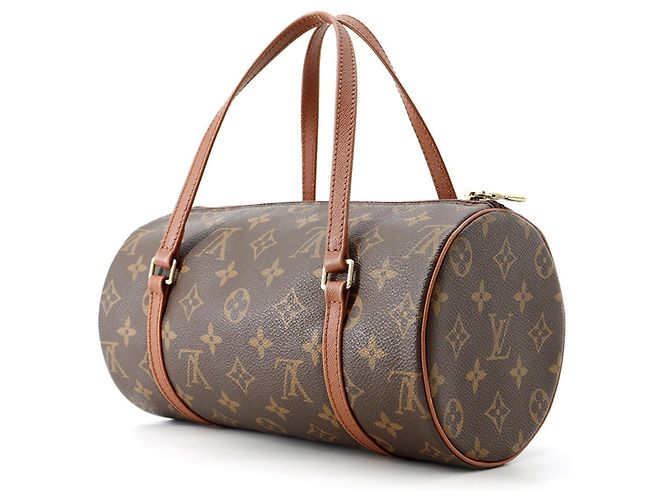 Borsa Louis Vuitton Monogram Papillon 26 Marrone - vista 2