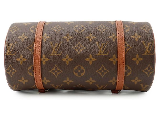 Borsa Louis Vuitton Monogram Papillon 26 Marrone - vista 3